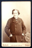 Victorien SARDOU par BENQUE - PHOTOGRAPHIE ORIGINALE, FORMAT CABINET 10,7X16,5CM. Victorien SARDOU