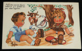 Lot de 22 cartes postales anciennes Enfants Couple Voiture M&eacute;tier. 