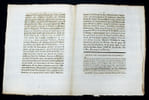 LETTRES-PATENTES DU ROI - D&eacute;claration du 21 f&eacute;vrier 1772 concernant la visite des vaisseaux et les droits des officiers des Amiraut&eacute;s. Louis XV