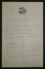 Jules-Antoine Maillard DE LA GOURNERIE, Ing&eacute;nieur - LETTRE AUTOGRAPHE SIGN&Eacute;E. Jules-Antoine Maillard DE LA GOURNERIE