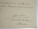 LAZZARI Sylvio - LETTRE AUTOGRAPHE SIGNEE, PARIS, 1915. Sylvio Lazzari