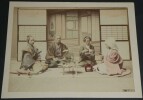 Kimbei Kusakabe - Marriage & Weaving Silk, Deux tirages albumin&eacute;s d'&eacute;poque Japon. Kusakabe Kimbei