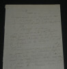 Edmond GEFFROY - Lettre autographe sign&eacute;e dessin Tartuffe Le Misanthrope Moli&egrave;re. Edmond GEFFROY