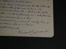 Fernand ENGERAND, Homme politique, CARTE-LETTRE AUTOGRAPHE SIGN&Eacute;E, Calvados 1924. Fernand ENGERAND