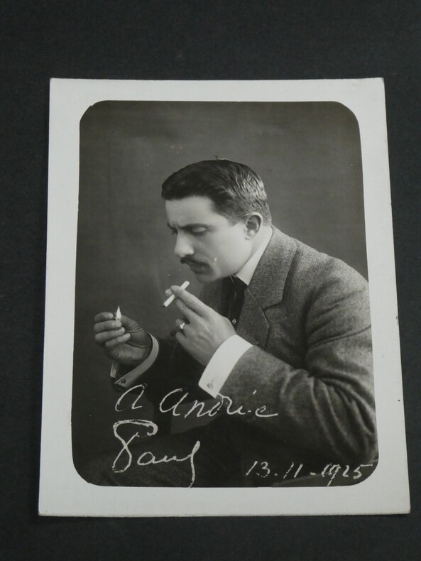 Paul CAPELLANI - PHOTOGRAPHIE NOIR ET BLANC D&Eacute;DICAC&Eacute;E ET SIGN&Eacute;E &agrave; Andr&eacute;e Pascal. Paul CAPELLANI