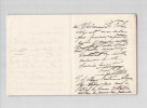 Francisque &Eacute;douard BERTIER -Peintre- Lot de 3 lettres autographes sign&eacute;es - 1870. Francisque &Eacute;douard Bertier