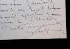 Paul MOUNET, Acteur - LETTRE AUTOGRAPHE SIGN&Eacute;E. Paul MOUNET
