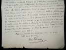 Ren&eacute; FAUCHOIS, BELLE LETTRE AUTOGRAPHE SIGN&Eacute;E SUR LE THEATRE, 1912 &agrave; ROUEN. Ren&eacute; FAUCHOIS