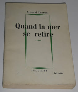 Quand la mer se retire - avec envoi signé