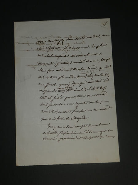 Pierre-Jean de BERANGER - LETTRE AUTOGRAPHE SIGN&Eacute;E de 2 pages. Pierre-Jean de B&eacute;ranger
