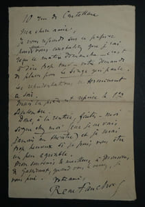 René FAUCHOIS, Écrivain - BELLE LETTRE AUTOGRAPHE SIGNÉE, "Le singe qui parle"