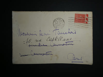René FAUCHOIS, Écrivain - BELLE LETTRE AUTOGRAPHE SIGNÉE, "Le singe qui parle"