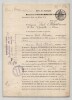 Pouvoir sign&eacute; par &Eacute;mile Blavet - Collection de 25 auteurs & musiciens. &Eacute;mile Blavet