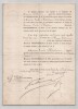 Pouvoir sign&eacute; par &Eacute;mile Blavet - Collection de 25 auteurs & musiciens. &Eacute;mile Blavet