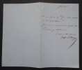 Alfred ARAGO - LETTRE AUTOGRAPHE SIGN&Eacute;E. Alfred ARAGO