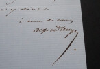 Alfred ARAGO - LETTRE AUTOGRAPHE SIGN&Eacute;E. Alfred ARAGO