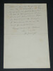 Henry LYONNET, &eacute;crivain - LETTRE AUTOGRAPHE SIGN&Eacute;E &Agrave; Henri CHENU, 1927. Henry LYONNET