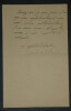 Andr&eacute; MABILLE de PONCHEVILLE - LETTRE AUTOGRAPHE SIGN&Eacute;E, G&eacute;n&eacute;alogie de Balzac. Andr&eacute; Mabille de Poncheville