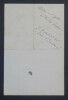 BARBIER Jules - LETTRE AUTOGRAPHE SIGN&Eacute;E, LIBRETTISTE. Jules Barbier