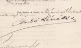 Pouvoir sign&eacute; Andr&eacute; L&eacute;n&eacute;ka – Collection coh&eacute;rente de 50 auteurs & musiciens. Andr&eacute; L&eacute;n&eacute;ka
