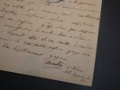 Jean-Blaise MARTIN, Musicien - LETTRE AUTOGRAPHE SIGN&Eacute;E, 1851. Jean-Blaise MARTIN