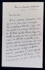 Andr&eacute; FOULON DE VAULX, Po&egrave;te - LETTRE AUTOGRAPHE SIGN&Eacute;E, Paris. Andr&eacute; FOULON DE VAULX