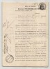 Pouvoir sign&eacute; par &Eacute;douard Cadol – Collection coh&eacute;rente de 50 auteurs & musiciens. &Eacute;douard Cadol