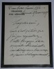 SOULIER Edouard - LETTRE AUTOGRAPHE SIGN&Eacute;E, CHAMBRE DES D&Eacute;PUT&Eacute;S, PARIS, 1920. Edouard Soulier