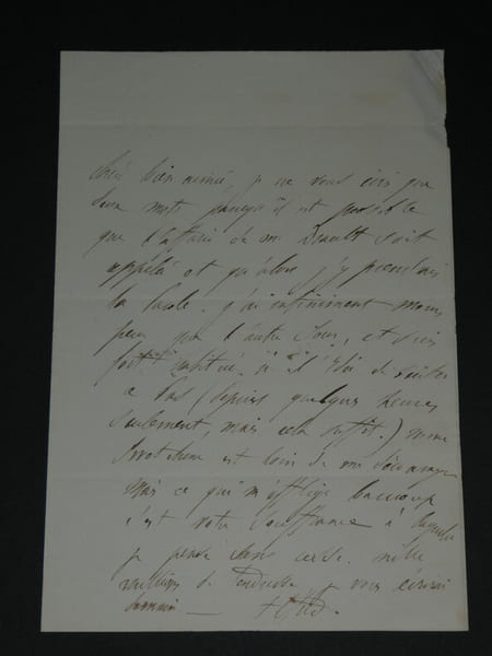 (Comte) Alfred DE FALLOUX - LETTRE AUTOGRAPHE SIGN&Eacute;E &Agrave; Marie DE FALLOUX, 1846. Alfred DE FALLOUX