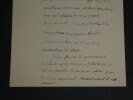 Joseph de BAYE - Belle lettre autographe sign&eacute;e 2 pages 1930. Joseph de BAYE
