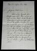 Elpis Melena n&eacute;e Marie Esp&eacute;rance von Schwartz - Lettre autographe sign&eacute;e - 20 novembre 1867. Elpis Melena (Marie Esp&eacute;rance von Schwartz)