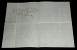 Elpis Melena n&eacute;e Marie Esp&eacute;rance von Schwartz - Lettre autographe sign&eacute;e - 20 novembre 1867. Elpis Melena (Marie Esp&eacute;rance von Schwartz)