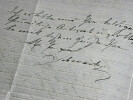 Elpis Melena n&eacute;e Marie Esp&eacute;rance von Schwartz - Lettre autographe sign&eacute;e - 20 novembre 1867. Elpis Melena (Marie Esp&eacute;rance von Schwartz)
