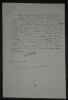 VIENNET Jean Pons Guillaume - LETTRE AUTOGRAPHE SIGN&Eacute;E, PARIS 22 d&eacute;cembre 1851. Jean-Pons-Guillaume Viennet