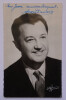 Andr&eacute; DASSARY - CARTE POSTALE AUTOGRAPHE SIGN&Eacute;E ET D&Eacute;DICAC&Eacute;E 8,7X13,9CM. Andr&eacute; DASSARY