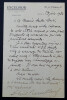 Andr&eacute; BRUL&Eacute; - LETTRE AUTOGRAPHE SIGN&Eacute;E, EXCELSIOR. Andr&eacute; Brul&eacute;