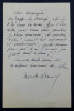 Andr&eacute; BRUL&Eacute; - LETTRE AUTOGRAPHE SIGN&Eacute;E, EXCELSIOR. Andr&eacute; Brul&eacute;