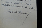 Andr&eacute; BRUL&Eacute; - LETTRE AUTOGRAPHE SIGN&Eacute;E, EXCELSIOR. Andr&eacute; Brul&eacute;