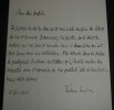 Fr&eacute;d&eacute;ric MASSON, Historien - LETTRE AUTOGRAPHE SIGN&Eacute;E LETTRES DU DUC D'AUMONT. Fr&eacute;d&eacute;ric MASSON