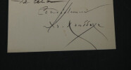 Ars&egrave;ne HOUSSAYE, Homme de lettres - LETTRE AUTOGRAPHE SIGN&Eacute;E. Ars&egrave;ne HOUSSAYE