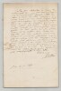 Jean Pons Guillaume Viennet - Lettre autographe sign&eacute;e &agrave; M&eacute;lesville - 1845. Jean-Pons-Guillaume Viennet