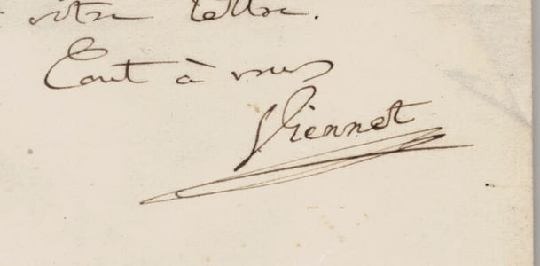 Jean Pons Guillaume Viennet - Lettre autographe signée à Mélesville - 1845
