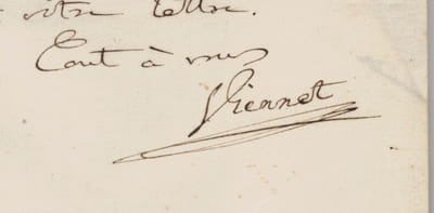 Jean Pons Guillaume Viennet - Lettre autographe signée à Mélesville - 1845