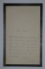 LETTRE AUTOGRAPHE SIGN&Eacute;E, PAPIER DE DEUIL. Georges Ohnet