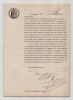 Pouvoir sign&eacute; par &Eacute;douard Pailleron – Collection de 50 auteurs & musiciens. &Eacute;douard Pailleron