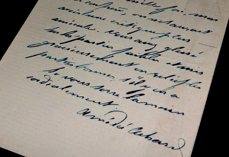 Am&eacute;d&eacute;e ACHARD, Journaliste - LETTRE AUTOGRAPHE SIGN&Eacute;E, Dieppe. Am&eacute;d&eacute;e ACHARD