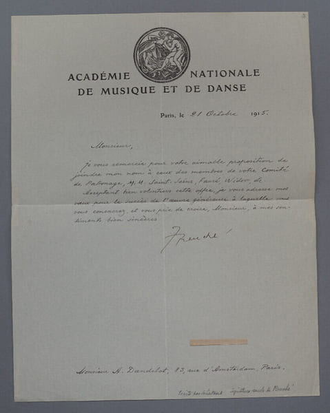 Jacques ROUCH&Eacute;, Biographe - LETTRE AUTOGRAPHE SIGN&Eacute;E, 1915. Jacques ROUCH&Eacute;