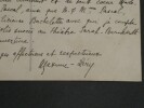 Maxime-L&eacute;ry - CARTE POSTALE D&Eacute;DICAC&Eacute;E ET SIGN&Eacute;E &agrave; Andr&eacute;e PASCAL. Maxime-L&eacute;ry