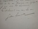 LETTRE AUTOGRAPHE SIGN&Eacute;E, INSTRUCTION PUBLIQUE, PARIS, 1891. LARROUMET Gustave