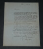 Cl&eacute;ment VAUTEL - LETTRE AUTOGRAPHE SIGN&Eacute;E sur la pi&egrave;ce CANDIDE - 1926. Cl&eacute;ment VAUTEL